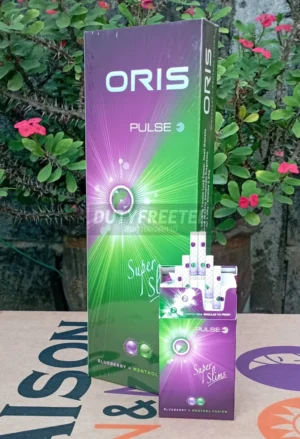 Oris Pulse Blueberry + Menthol Fusion Super Slims 2 เม็ดบีบ (โปรดักใหม่)